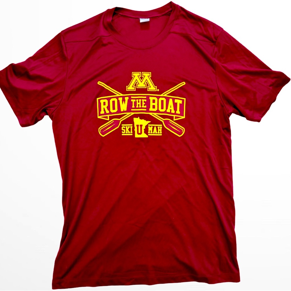 Brand new University of Minnesota Row the Boat drifit shirt, men’s large
